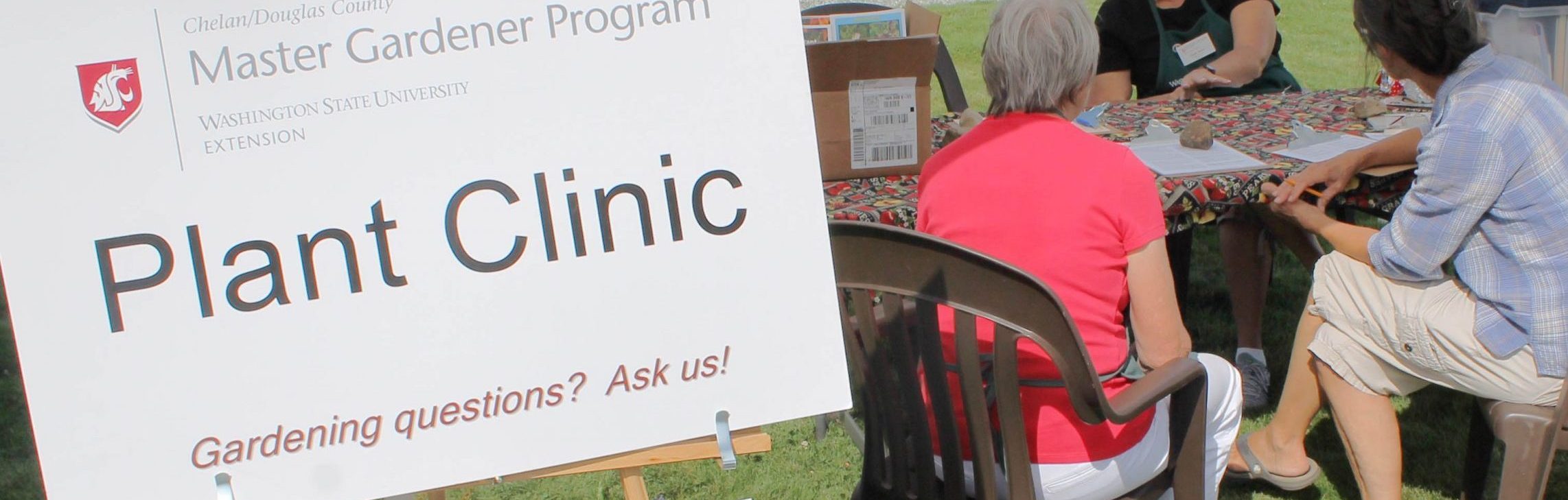 Master Gardener plant clinic.