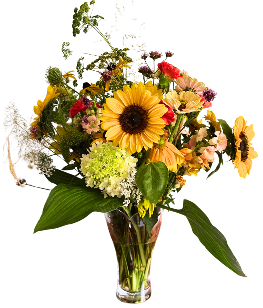 Vase of flowers